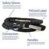 FitCord Resistance Bands 5-Pack (3lb/7lb/12lb/18lb/25lb) view 3