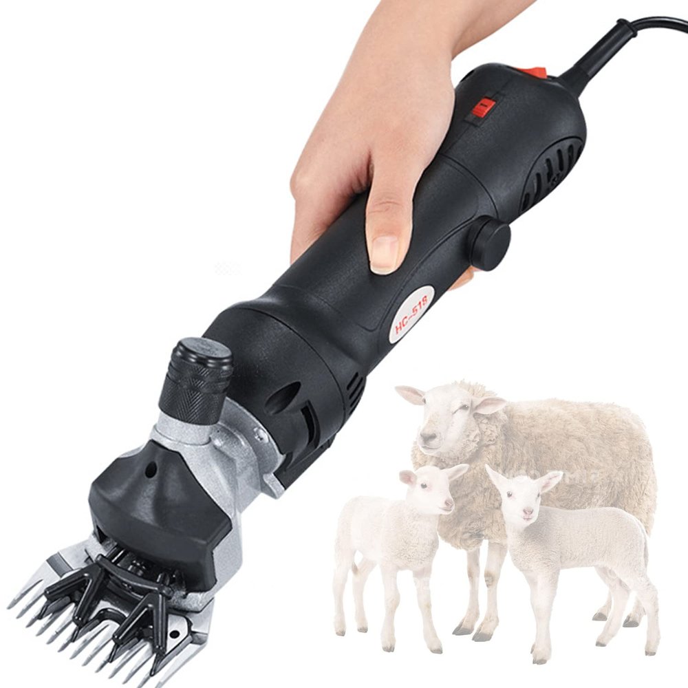 690W Electric Sheep Shears Professional Sheep Shearing Clippers 6-Speed Clippers Farm Livestock Goats Alpaca Sheep Wool Shear Machine