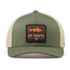 AFTCO Frontier Trucker Hat (US, Alpha, One Size, Olive) view 3