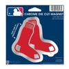 WinCraft Licensed MLB Team Logo Chrome Die Cut Indoor/Outdoor Magnet (Boston Red Sox) view 1