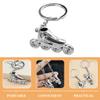 DEARMAMY Roller Skate Keychain 3D Creative Skating Charm Lightweight Durable Key Ring for Keys Backpack Purse Accessories Gift for Skating Lovers 3.74X1.69X0.08 Inches view 2