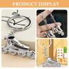 DEARMAMY Roller Skate Keychain 3D Creative Skating Charm Lightweight Durable Key Ring for Keys Backpack Purse Accessories Gift for Skating Lovers 3.74X1.69X0.08 Inches view 3