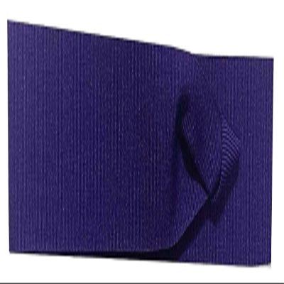 FQH Hat Band - Grosgrain Ribbon Handmade Hat Band with 2-End Hooks (Purple)