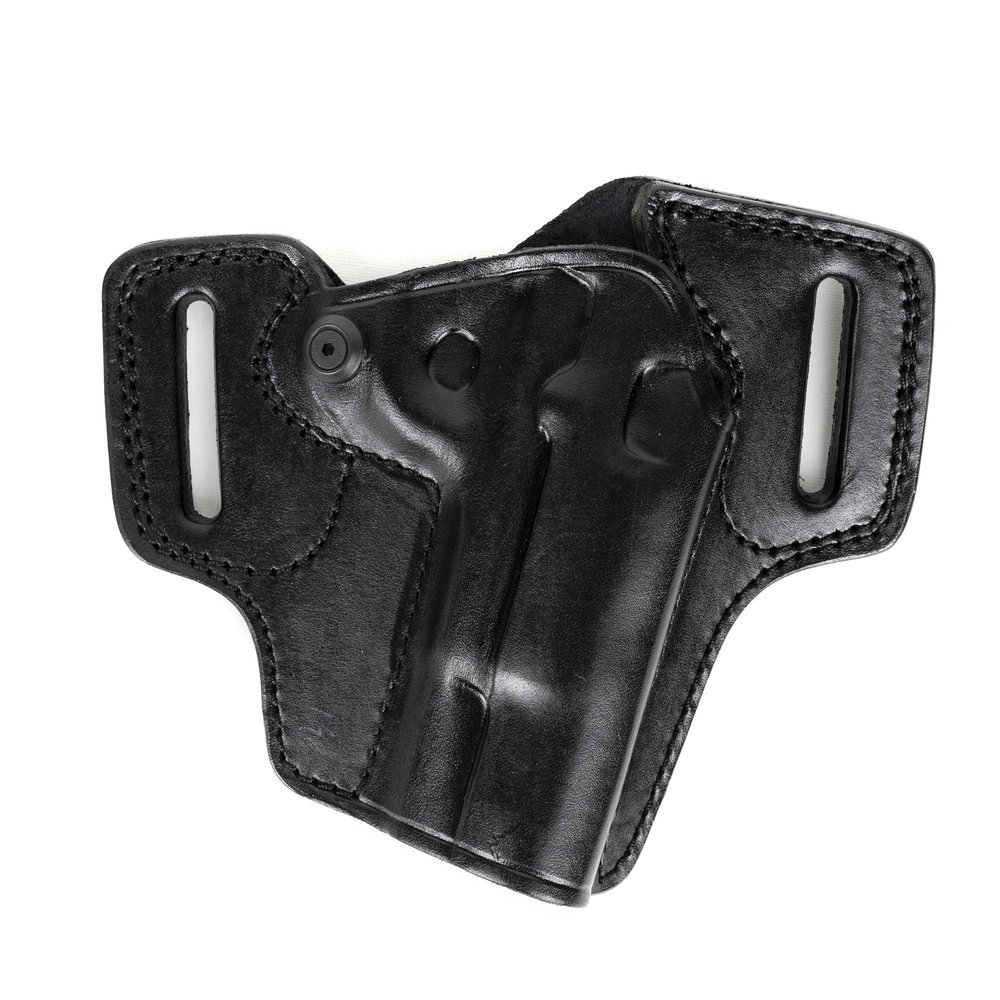 Doruk Holster for Springfield 1911 Light Rail 45 ACP Combat Master Owb Leather Gun Holsters (Black Right Hand)