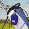 CRAFTSMAN GOLF Blue Rangefinder Case USA Flag Hard Shell for Tectectec Callaway, Universal Range Finder Carry Bag view 2