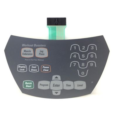 Display Console Overlay Keypad 105857-001 Works with Octane Fitness xR5000 Elliptical