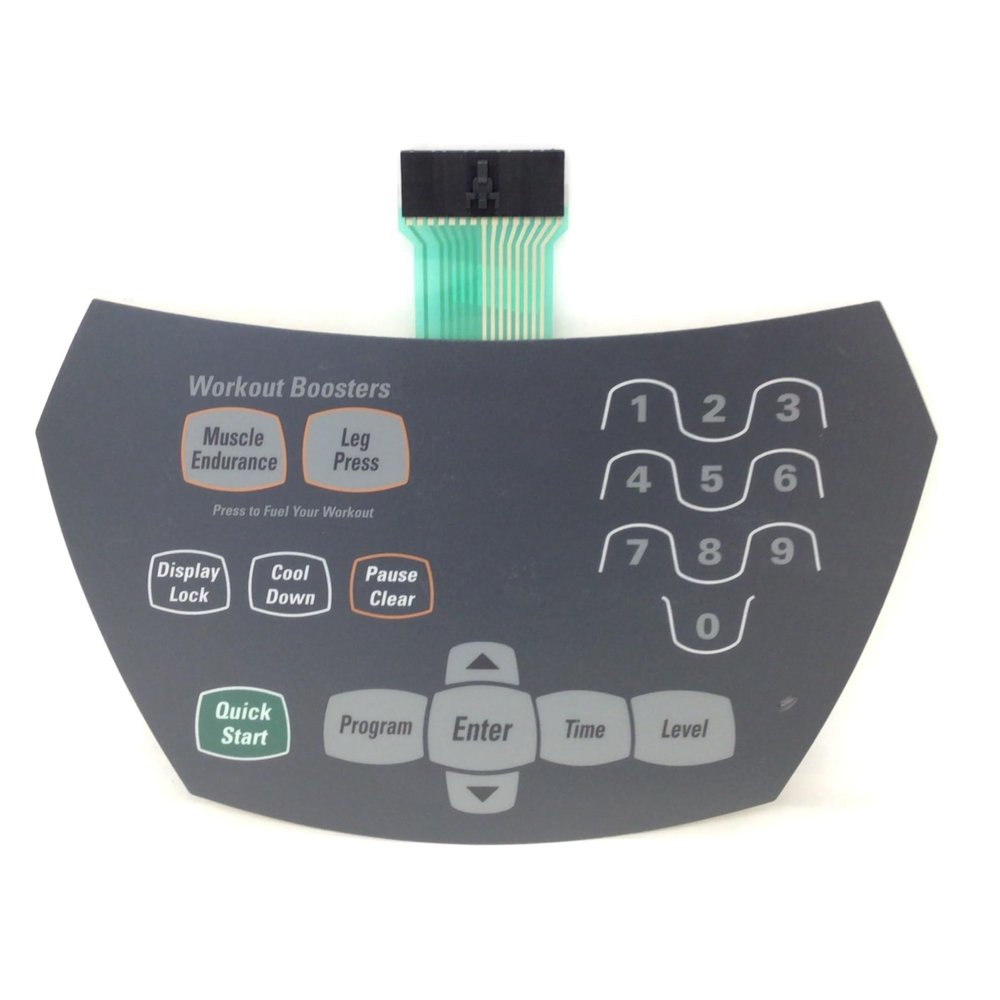 Display Console Overlay Keypad 105857-001 Works with Octane Fitness xR5000 Elliptical