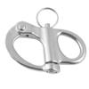 Drfeify Stainless Steel Marine Boat Rigging Snap Shackle Truck Easy Install NonAdjustable for Marine Boats, Trailers (10 * 35mm) view 4