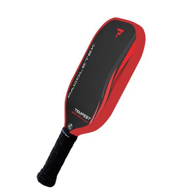 Paddletek Tempest Wave PRO-C 14.3mm - USAPA Approved Pickleball Paddles with Polymer Honeycomb Core - PT-700 Unidirectional Carbon Fiber  Torsional Weighting & High Tack Performance Grip