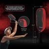 Paddletek Tempest Wave PRO-C 14.3mm - USAPA Approved Pickleball Paddles with Polymer Honeycomb Core - PT-700 Unidirectional Carbon Fiber  Torsional Weighting & High Tack Performance Grip view 3
