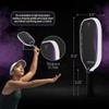 Paddletek Tempest Wave PRO-C 14.3mm - USAPA Approved Pickleball Paddles with Polymer Honeycomb Core - PT-700 Unidirectional Carbon Fiber  Torsional Weighting & High Tack Performance Grip view 3