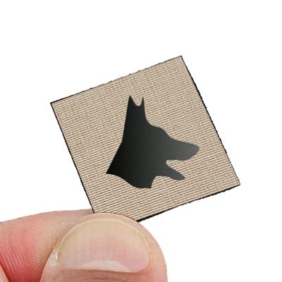 Tiny Malinois K9 Belgian Dog Mini Patch [Tan,Black]