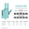 Moori Professional Billiards Glove (Charcoal, Small, Open Finger Left) view 2