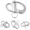 Drfeify Stainless Steel Marine Boat Rigging Snap Shackle Truck Easy Install NonAdjustable for Marine Boats, Trailers (16 * 69mm) view 3