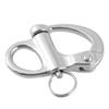 Drfeify Stainless Steel Marine Boat Rigging Snap Shackle Truck Easy Install NonAdjustable for Marine Boats, Trailers (16 * 69mm) view 4
