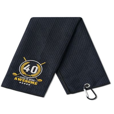 CybGene 40th Birthday Gifts Golf for Men Golfer, Funny Golf Towels for Golf Lovers, Husband, Perfect for Dad, Boss, Grandpa for Birthday
