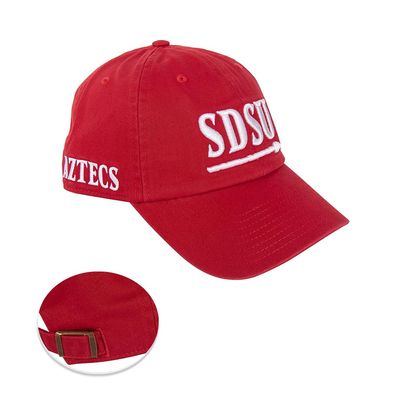 Desert Cactus San Diego State University Baseball Hat SDSU Aztecs Brimmed Embroiderd Cap with Adjustable Cloth Strap, Adult (Style E)