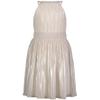 Calvin Klein Girls' Sleeveless Party Dress, Fit and Flare Silhouette, Round Neckline & Back Zip Closure, White Sand, 16 view 1