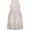 Calvin Klein Girls' Sleeveless Party Dress, Fit and Flare Silhouette, Round Neckline & Back Zip Closure, White Sand, 16 view 2