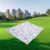 Picnic Blanket Picnic Mat Water Resistant Folded Fashion Beach Mat Camping Blanket for Tent Spring Outing Barbecue Fishing, 200x200cm view 2