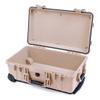 Desert Tan Pelican Protector 1510 Carry-on Case - Empty - Desert Tan Handles & Latches. view 3
