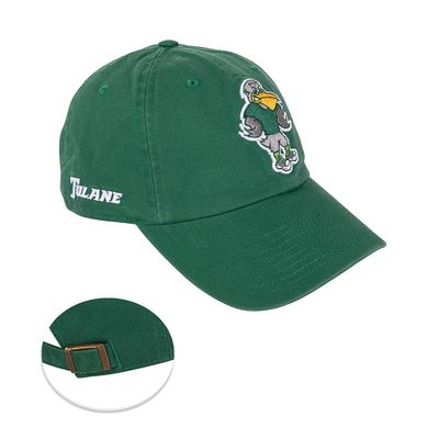 Desert Cactus Tulane University Baseball Hat Green Wave Brimmed Embroidered Hats Cap Adjustable Cloth Strap Adult (Style F)