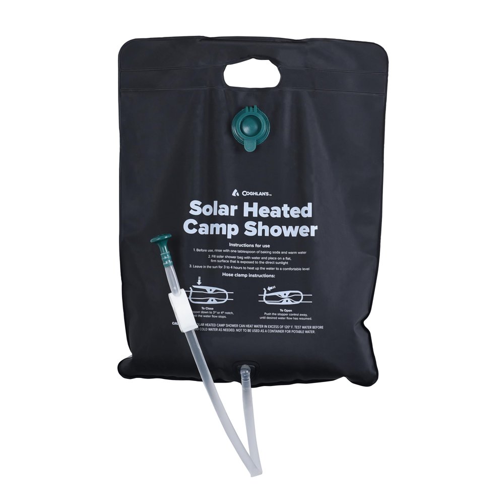 Coghlan's Camp Shower - Portable, Solar-Heated, Outdoor Shower Bag 4.2 Gallons