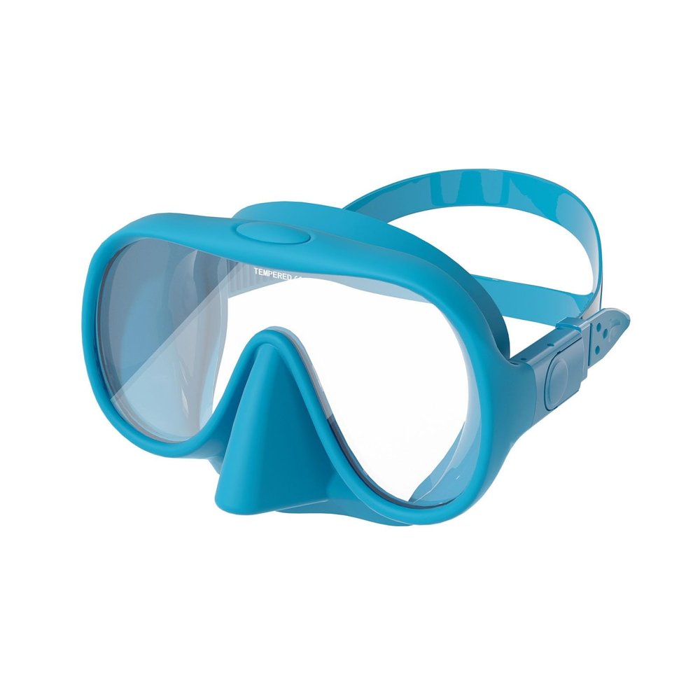 Makamsui Swimming Goggles Swim-Mask with Nose Cover, Tempered Glass Lens Anti-fog Underwater Goggles Swim Glassses A