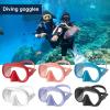 Makamsui Swimming Goggles Swim-Mask with Nose Cover, Tempered Glass Lens Anti-fog Underwater Goggles Swim Glassses A view 2