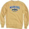 Blue 84 Golden State Warriors NBA Officially Licensed Crewneck Sweatshirt Sanded Fleece Alternate Color, X-Large view 1