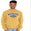 Blue 84 Golden State Warriors NBA Officially Licensed Crewneck Sweatshirt Sanded Fleece Alternate Color, X-Large view 2