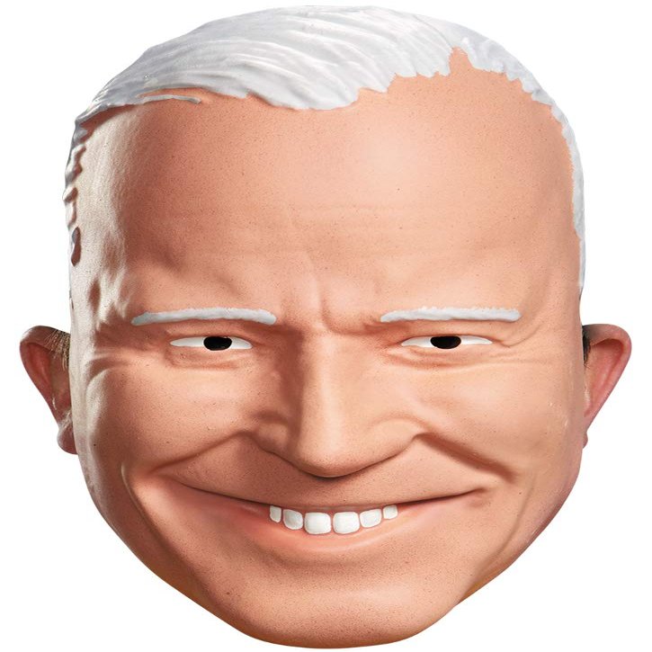 212 Main - Joe Biden Adult Mask - Multicolor, One Size