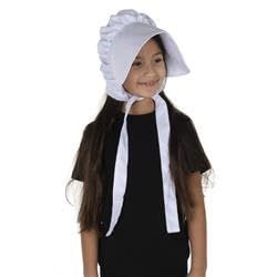 212 Main Deluxe Pioneer Bonnet Hat, White