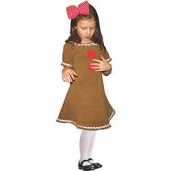 212 Main Girls Gingerbread Costume - Large - Size 12-14