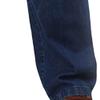SWJGLITTR Mens Elastic Waist Jean Pants Loose Fit Tall Big Denim Trousers Relaxed Straight Leg Jeans for Men (Blue,46) view 4