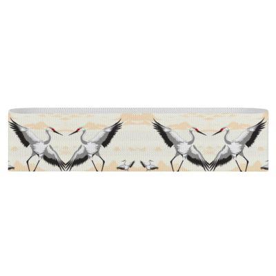 YKUDBN Workout Bands Resistance for Men Women,Japanese Crane Print Resistance Bands,suitable for Slim Down Legs And Improve Buttocks