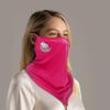 FURZONE Face Scarf with Ear Loops for Professional Groomers - Breathable Polyester/Face and Neck Gaiter Mask Cover for Men and Women/Dust Fur Protection (Small) view 4