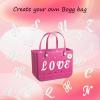 Hroatpk 2pcs Charms for Bog Bag, Letter Charms Decorative Alphabet Lettering Accessories Insert Charms Compatible with Beach, Rubber Tote Bag (Letter E+Flower) view 4