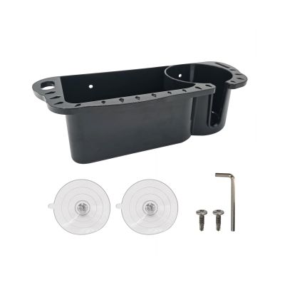 Akoleyer Multifunctional Boat Cup Holder and Organizer - Fishing Accessories for Kayak, Pontoon, Bass Boat