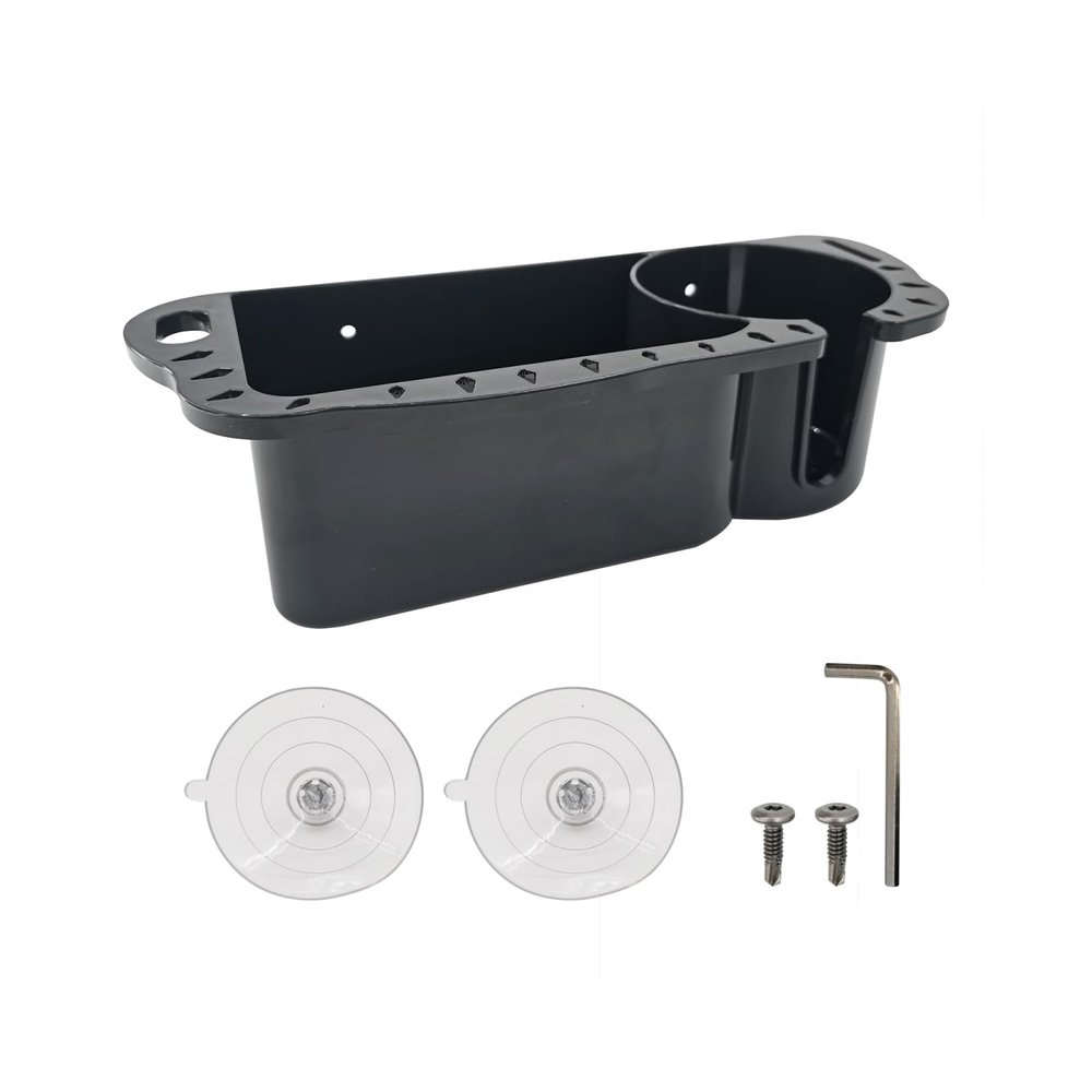 Akoleyer Multifunctional Boat Cup Holder and Organizer - Fishing Accessories for Kayak, Pontoon, Bass Boat