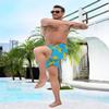 PIANHAUE Mens Swim Trunks with Compression Liner 5 Inch Inseam Quick Dry Yellow Funny Duck Swimwear Bathing Suit Swim Board Shorts with 4 Pockets view 4