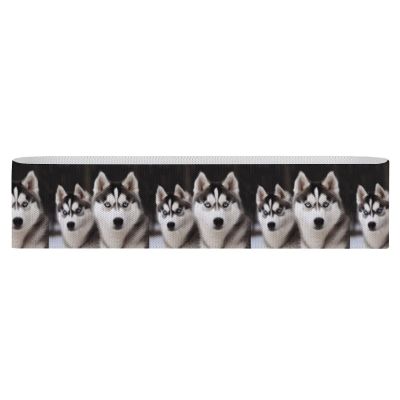 YKUDBN Workout Bands Resistance for Men Women,Husky Dog Print Resistance Bands,suitable for Slim Down Legs And Improve Buttocks