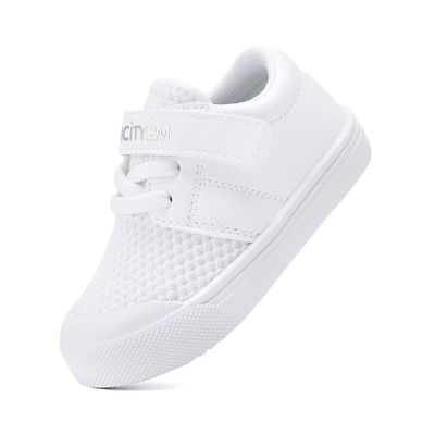 BMCiTYBM Baby Walking Shoes First Infant Sneakers White Size 18-24 Months
