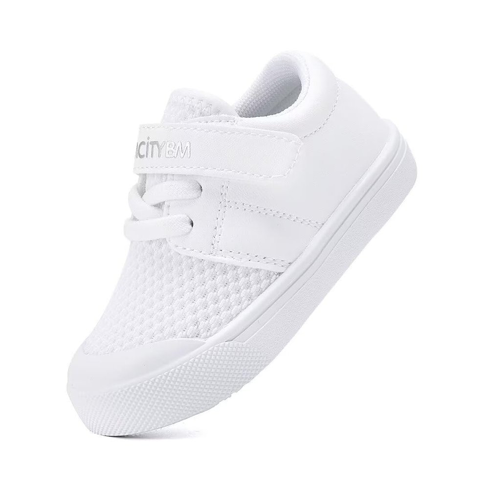 BMCiTYBM Baby Walking Shoes First Infant Sneakers White Size 18-24 Months