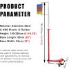 FJYAWEN Vertical Jump Trainer Level, Volleyball Training, Adjustable Height, Stable Base, Colorful Flag, Jump Tester for Training Measurement,1.4-2.8m view 2