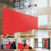 PROGOAL 60" x 24" x 2" Gym Wall Padding Basketball Court Wall Mats Athletes Protector,Removable High Elasticity Tear-Resistant 2" Thick Foam High-Density Wall Pads for Safty(Red) view 1