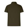 2024 Womens Short Sleeve Cotton Linen Shirts Tops Casual Half Button Blouses Summer Casual Collared Shirt Tunic Tee Brown view 3