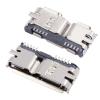 50pcs Micro USB 3.0 B Type SMT Female Socket SMD2 10pin USB Connector for Mobile Hard Disk Drives Data Interface view 1
