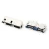 50pcs Micro USB 3.0 B Type SMT Female Socket SMD2 10pin USB Connector for Mobile Hard Disk Drives Data Interface view 4