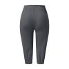 Capri Pants for Women with Pockets 2024 Plus Size Loose Soft Drawstring Workout Sweat Pants for Womens Petite Yoga Pants with Pockets for Women Lounge Pants 4-Dark Gray Small view 3